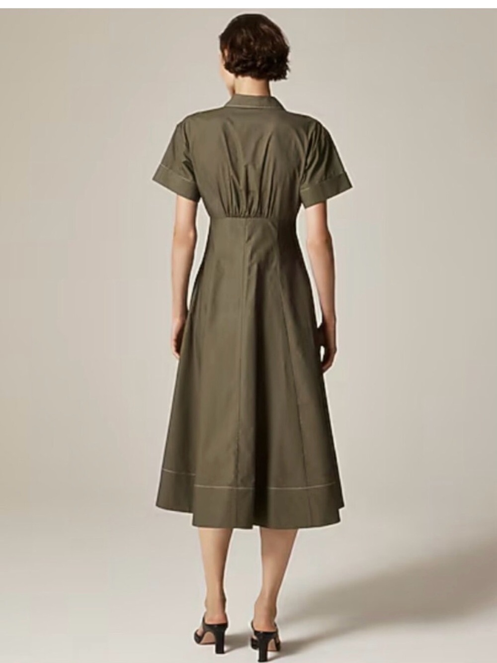 J.Crew Arden shirt-dress in cotton poplin! - Picture 2 of 5